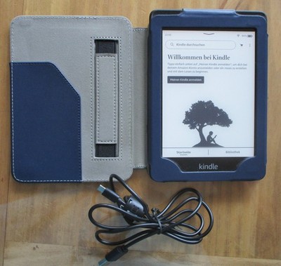 Amazon Kindle Paperwhite PQ94WIF inkl. Schutzhülle + Ladekabel 10. Generation