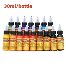 25 Colors Eternal Tattoo Ink Set - Professional Permanent 1oz 30ml Authentic