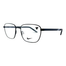 NIKE - 8212 N 001 52/17/145 - SATIN BLACK -  NEW Authentic MEN EYEGLASSES Frame