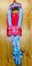 Barbie 90s 80s Primark heatless scrunchie hair Styler curlers blue pink