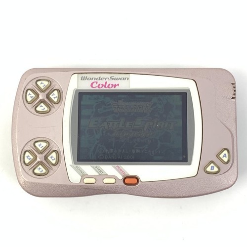 Console BANDAI Wonderswan colore rosa perla WSC-001 dal Giappone così com'è 2194 UT