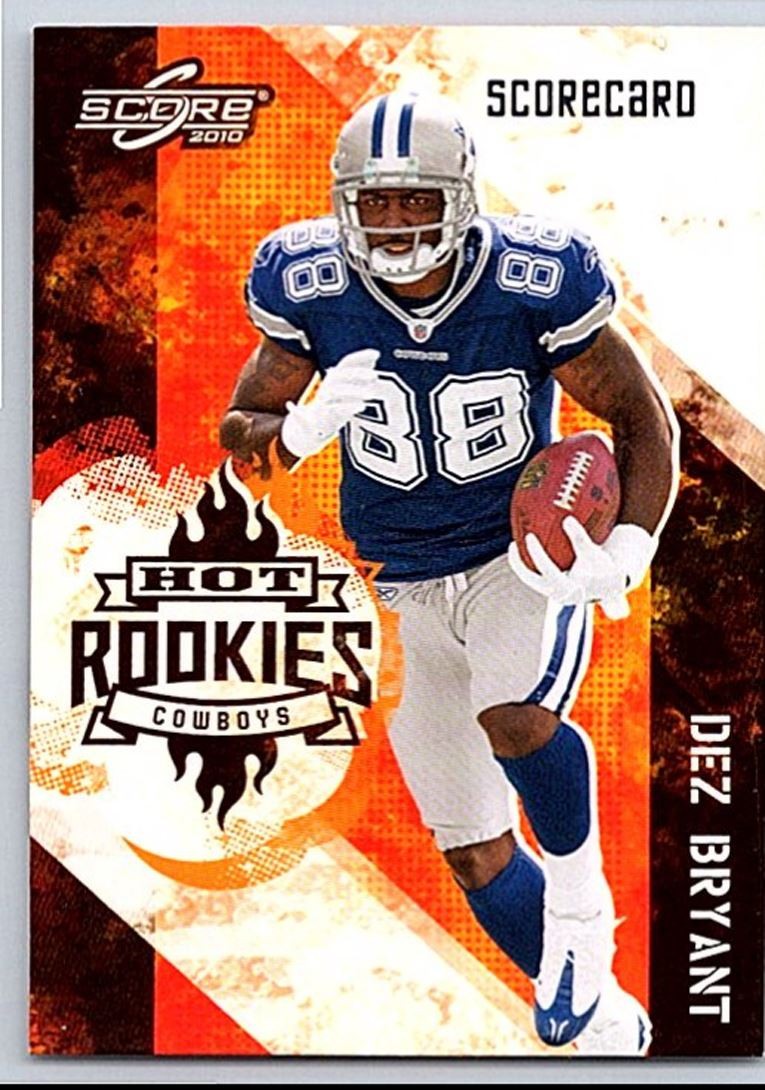 Dez Bryant Score Hot Rookies #20 Scorecard