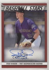 2020 Topps Baseball Stars Red 7/25 Ryan McMahon #BSA-RMC Auto 4l3