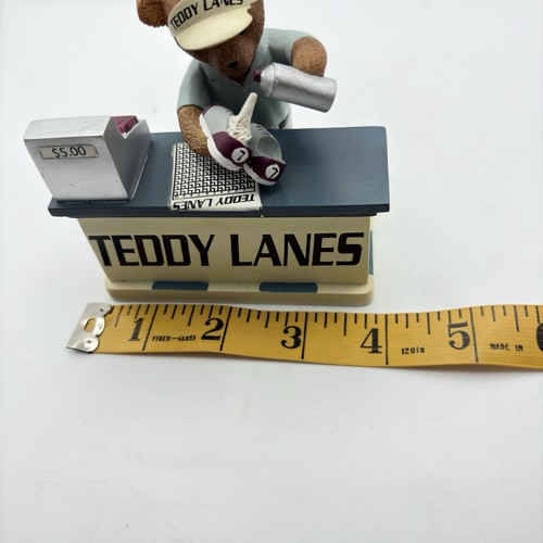 Hamilton Collection Teddy Lane Bowl Bear Figurine Ship Shape Shoes - Picture 11 of 12