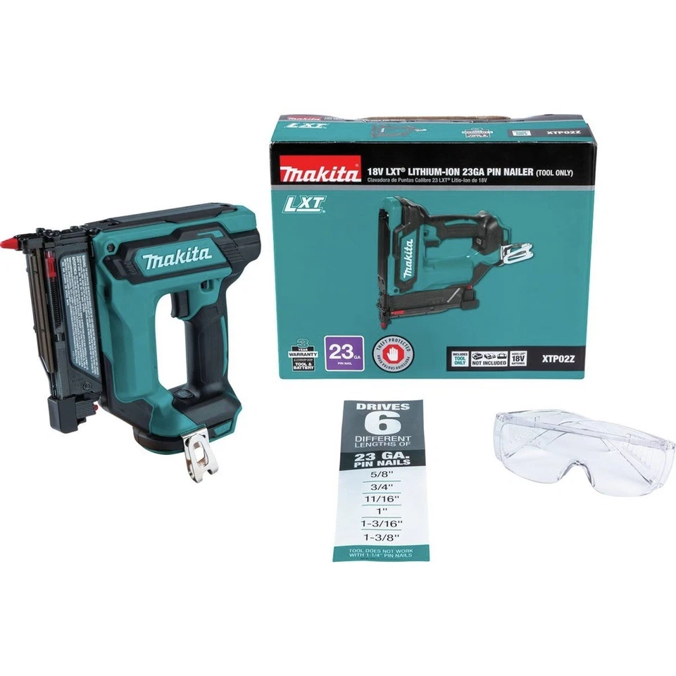 Гвоздезабивной пистолет Makita XTP02Z-R 18 В LXT 23-Ga 1-3/8 дюйма только сертифицированный восстановленный