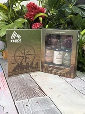 RBX Beard Oil Trio Set Sandalwood White Musk Bergamot Pro-Growth 3pc NIB