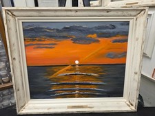 Darrin Reagan Son Of Hof Highwaymen Willie Reagan Signed Panel Painting Coa