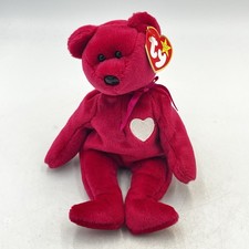 TY Beanie Baby - VALENTINA the Red Bear 8.5 inch MWMT's Heart Valentine  s Day