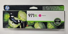 HP 971XL Magenta Original Officejet Cartridge New Sealed Exp 1.2018