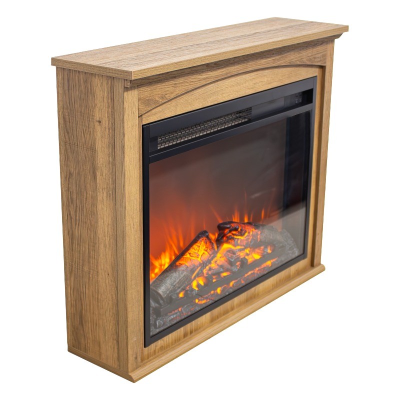 28 in TV media entertainment center w/ Electric Fireplace 1500W 5000 BTU Heater