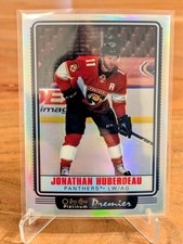 *JONATHAN HUBERDEAU* PREMIER RAINBOW FOIL INSERT 2021-22 O-PEE-CHEE PLATINUM
