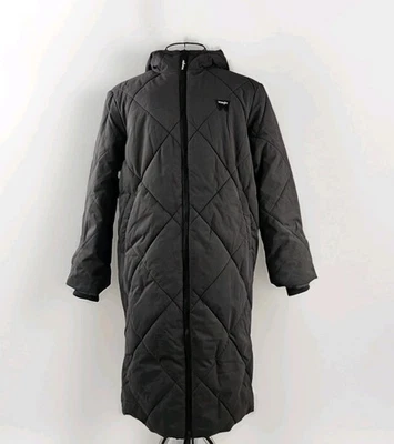 WRANGLER – Doudoune Longue Femme Noire à Capuche – Chaude et Douce – Taille M - Photo 1/4