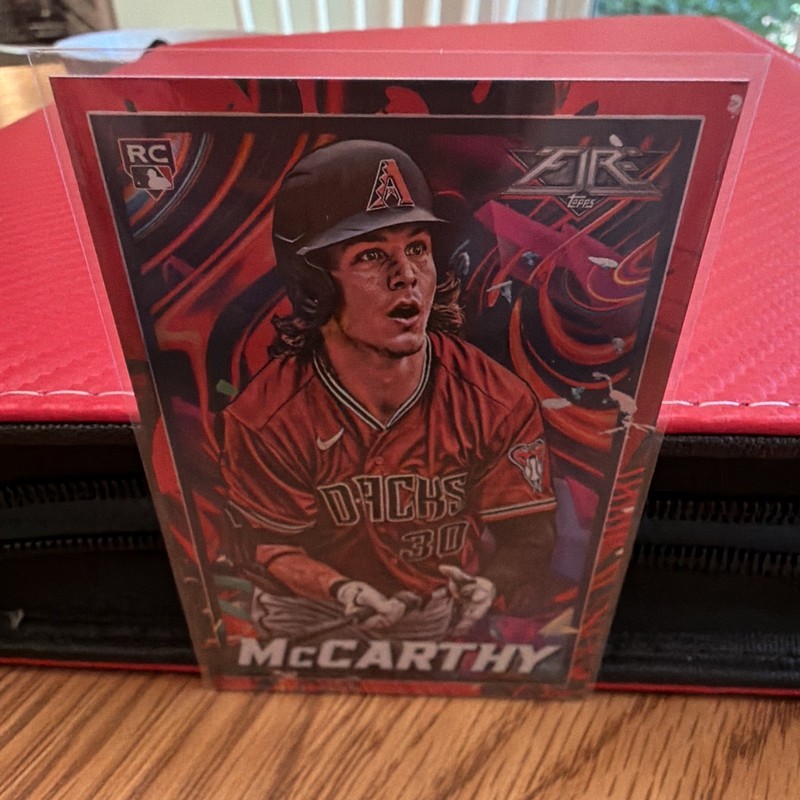 Topps 2022 Topps Fire Jake McCarthy Rookie Arizona Diamondbacks #30