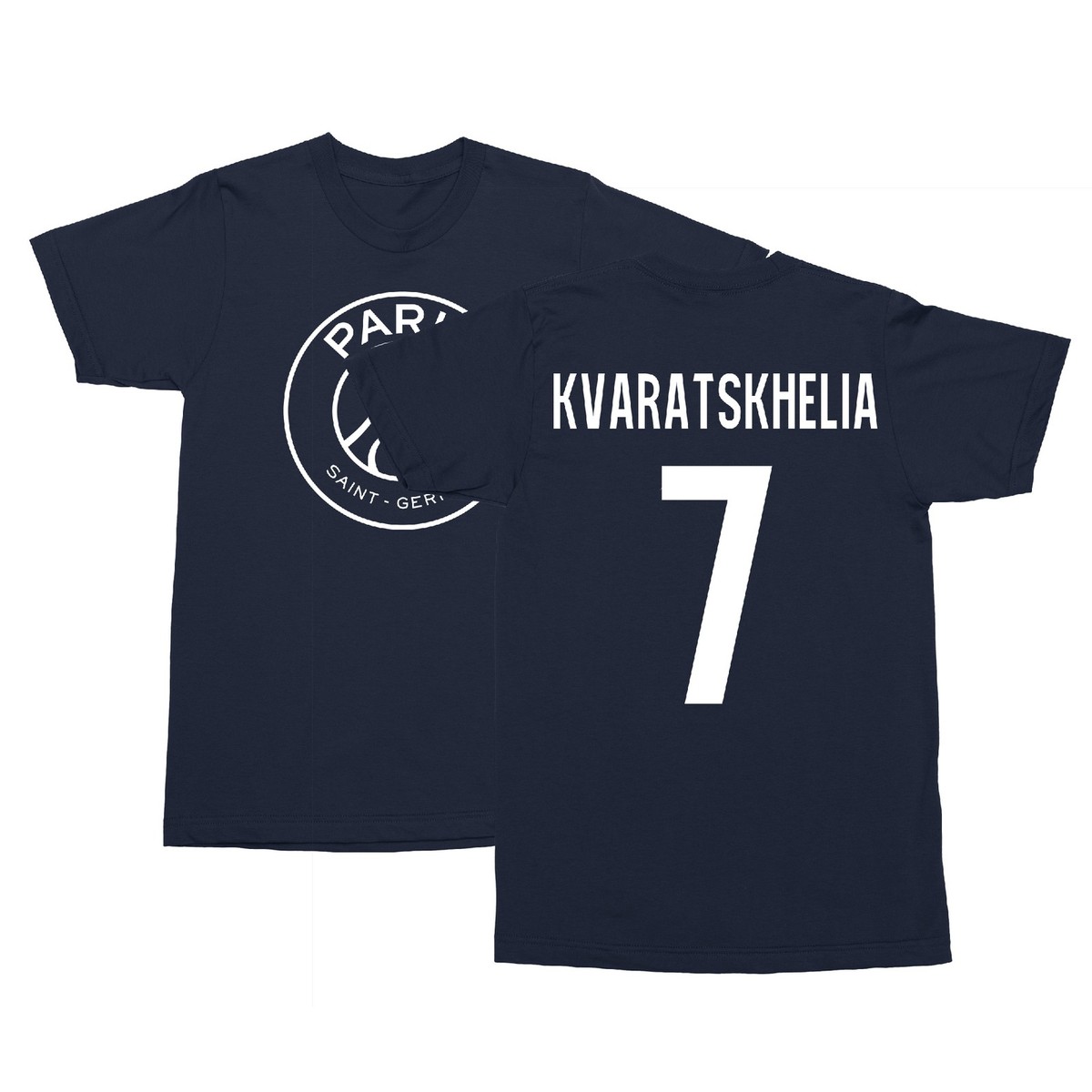 Kvaratskhelia 7 Jersey Style Apparel – Soccer Tribute Unisex T
