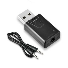USB Bluetooth 5.4 Adapter for Car, Bluetooth Music Receiver Plug  Play, 3.5m...
