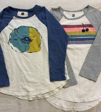 Tea Collection Raglan Baseball Tee Girls 7 Bundle