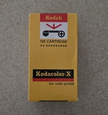 One Kodak CX 126-20 Color Negative Instamatic Film Cartridge SEALED Expired 1972