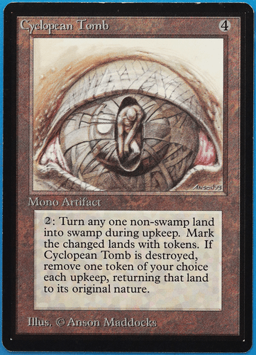 Cyclopean Tomb Beta PLD (Reserved List Rare MTG Magic Card) (497395) ABUGames - Picture 1 of 2
