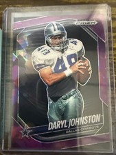 2025 Panini Prizm Black Daryl Johnston PURPLE ICE 104/149 #47 Cowboys 