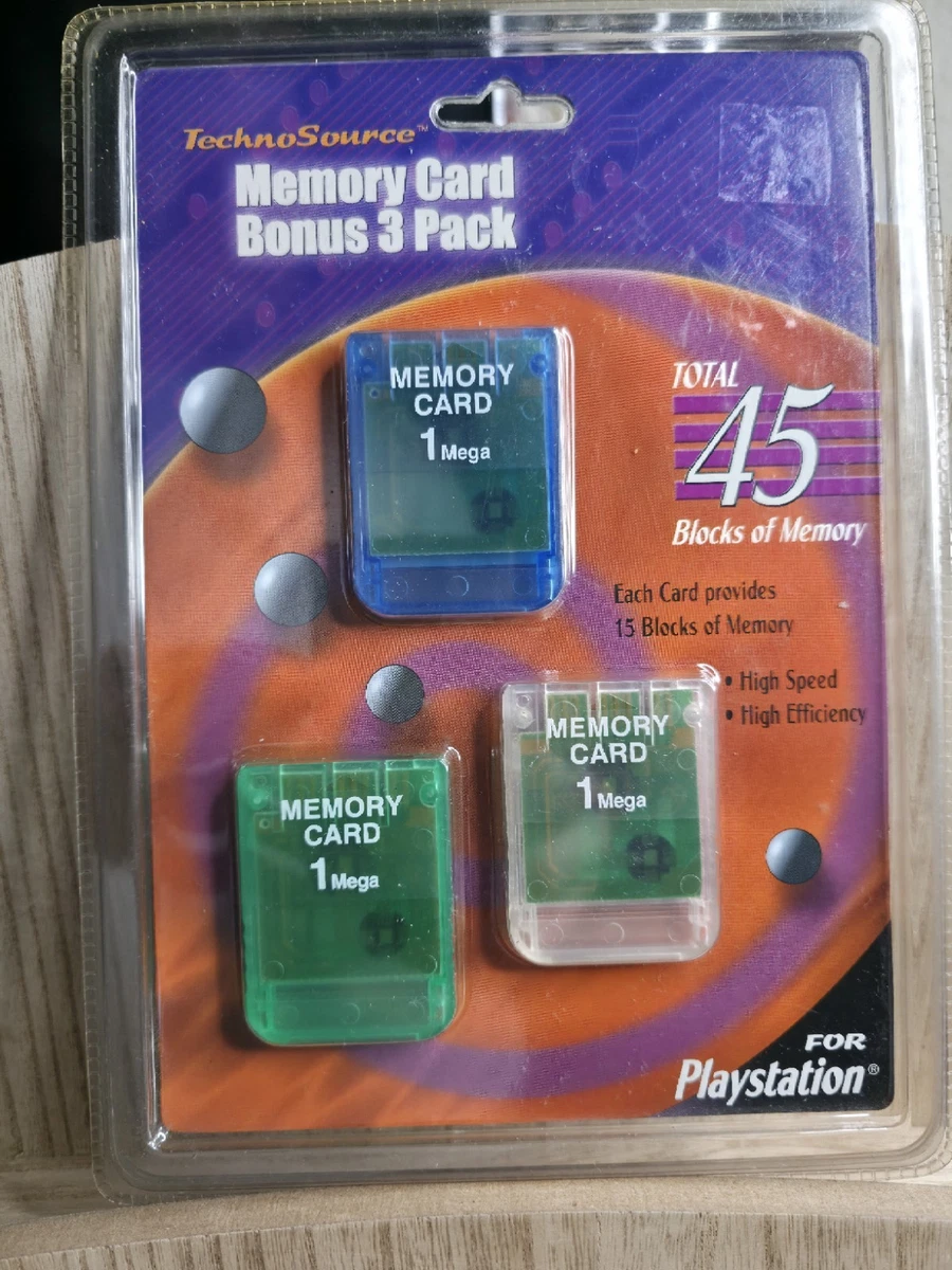 PlayStation Video Game Memory Cards & Expansion Packs for Sony