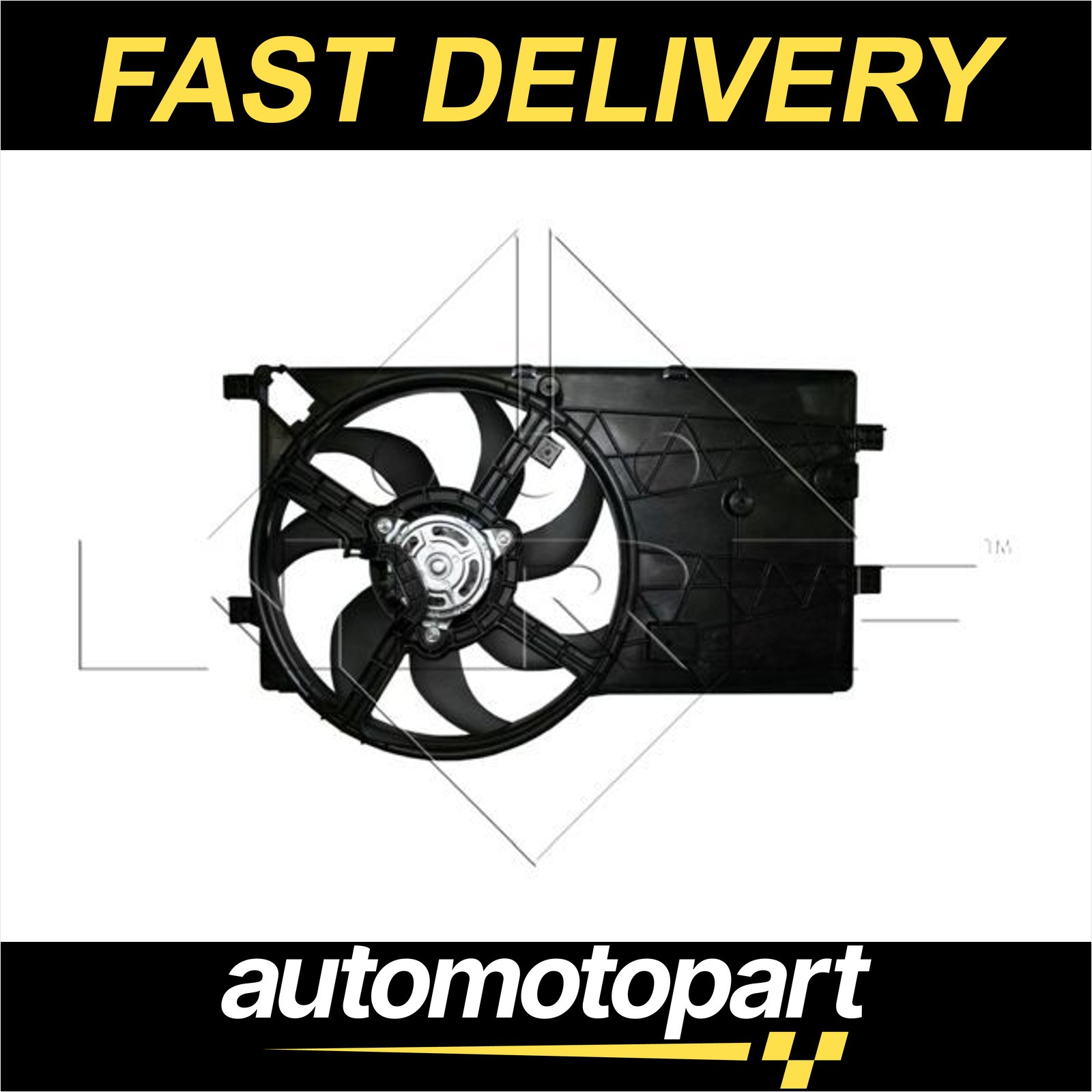 Radiator Fan fits FIAT QUBO 225 1.3D 2008 on Cooling NRF 51780660 52017907 New - Image 19