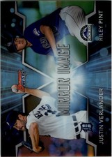 2016 Bowman's Best Mirror Image #MI3 Riley Pint Justin Verlander - BB