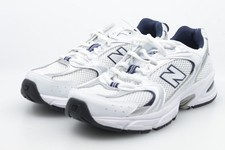 NWOB Unisex New Balance 530 White/Natural Indigo MR530SG Size M 5 / W 6.5