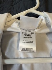 New 33 Length Size M White Cherokee Lab Coat- Button Up Long Sleeve Unisex