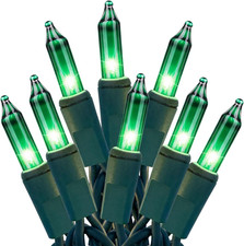 Green String Lights 100 Count Mini St. Patrick'S Day Decorations Lights with Gre