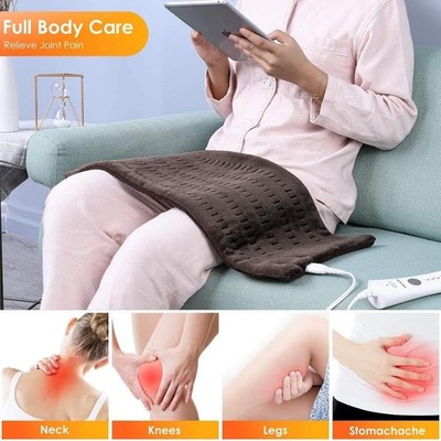 MVpower Electric Heating Pad 12''X24'' Color:Coffee