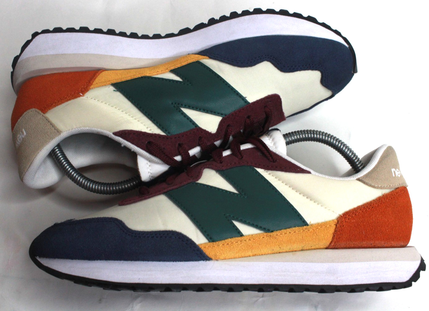 New Balance 237 Beige Nightwatch Green Sneakers MS237VE Mens Size 8 D thumbnail 6