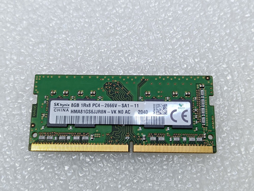 SK Hynix 8GB DDR4 2666MHz CL19 SO-DIMM Laptop RAM Module HMA81GS6JJR8N-VK_0,01_6