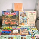 Monopoly Junior Dig N Dinos Hasbro 1998 Board Game Dinosaurs Vintage Educational