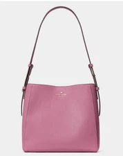 Kate Spade KM546 Juliette Pebbled Leather Medium Bucket Shoulder Bag