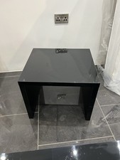 Next Black Gloss Small Side Table