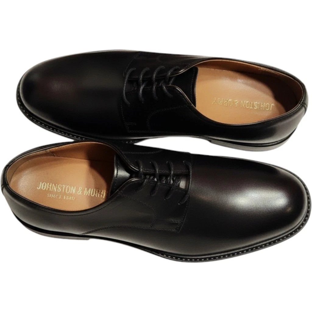 Johnston & Murphy Oxford Black Dress Shoes for Men for sale  display picture 1