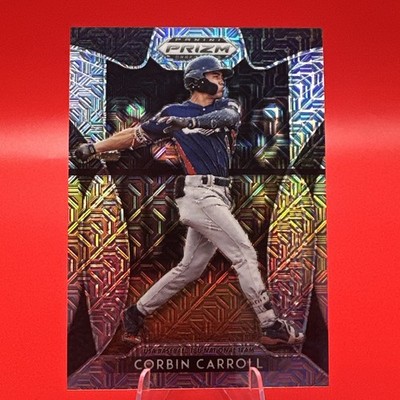 2019 Panini Prizm Draft Picks - Corbin Carroll #53 Mojo Prizm 17/49 (RC)