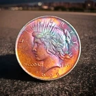 1922  Peace  Dollar  Rainbow Toned Stunning Coin