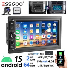 DAB+ Für VW Polo 9N Golf 4 Passat B5 Android 15 64G Autoradio Carplay GPS Kamera