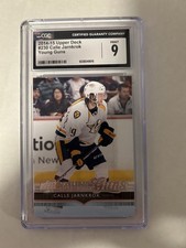 2014-15 UD Series 1 Young Guns Calle Jarnkrok Nashville Predators CGC 9 Graded