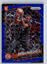 2025 Panini Prizm WNBA #47 Rayah Marshall Blue Velocity Prizms S.23
