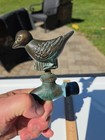 Vintage Antique BRASS BIRD HANDLE SPIGOT Handled Outdoor Water Outlet Faucet — photo 7
