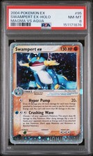 2004 POKEMON EX TEAM MAGMA VS TEAM AQUA #95 SWAMPERT EX-HOLO PSA 8 on eBay