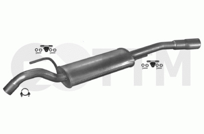 Silencieux arrière pour VW Passat 1.6 1.8 1.9 2.0 de 1988 à 1993