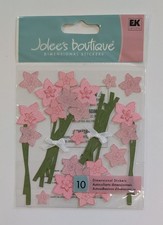 VERY RARE Jolee's Pink Blossoms Flowers Scrapbooking Stickers