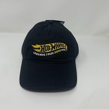 Hot Wheels Legends Tour 2025 Hat Cap Baseball Strap Back One Size Black Mens