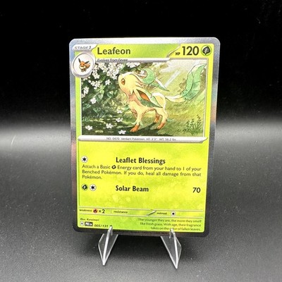 Leafeon Holo Rare SV: Prismatic Evolutions 005/131 NM