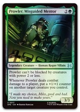 Prowler, Misguided Mentor #17 (Foil) (NM) Spider-Man SPE Magic MTG