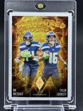 2024 Panini Phoenix DK Metcalf Tyler Lockett Treasured Tandems White Shimmer SSP