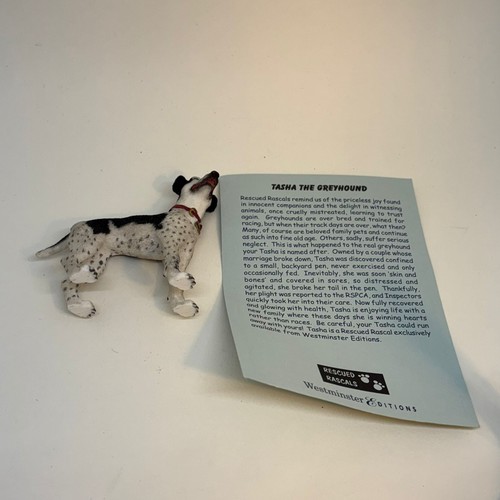 Westminster Editions RSPCA Tasha the Greyhound Figurine - Picture 3 of 5